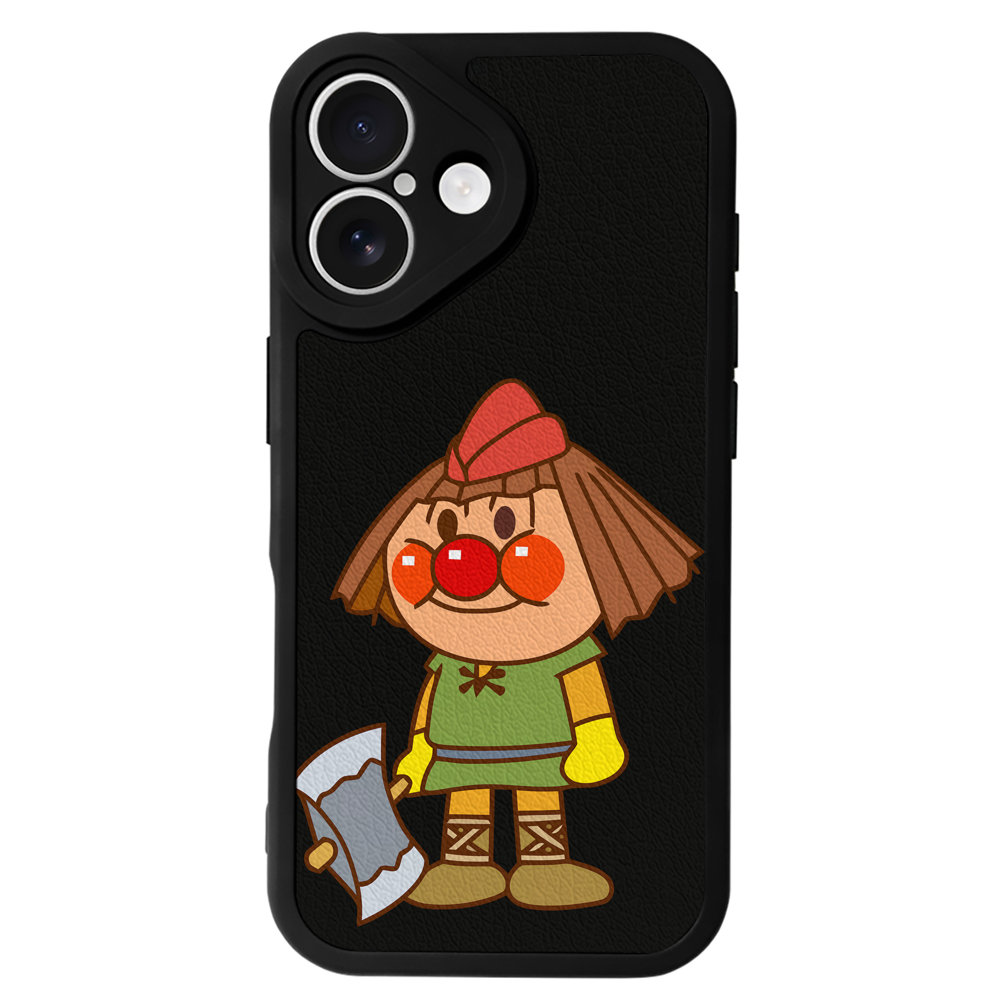 （画像用） アンパンマン Anpanman 【iPhone 16シリーズ対応】シリコンスマホケース（レザー調） 材質：シリコン